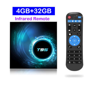 Android 16 T95 Smart TV Box Allwinner H616 Bluetooth 6.0 Quad Core Ram 4GB 8GB Rom 64GB 128GB Wifi 5G Media Player Set Top Box