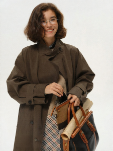 SHEITAOZI | Slim and Fashionable Trench Coat