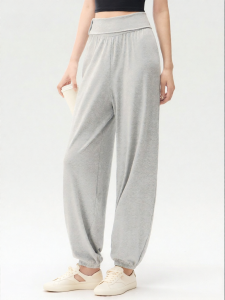 YUANQINVHAI | Flip Waist Loose Slimming Yoga Pants