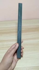 SAGA DOOR WINDOW GLASS METAL WITH RUBBER REAR/SHORT