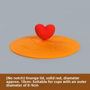 Original Design Food Grade Silicone Cup Lid Tea Milk Tea Mug Cover round Lid 10cm for Dining And Utensils