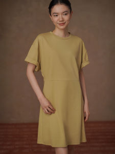 hacikis | Flattering Cut Casual Comfortable Dress