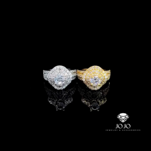 N1438 Nhẫn nữ đính đá CZ sáng lấp lánh JOJO