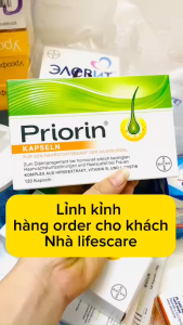 Viên uống mọc tóc Priorin Đức kích thích mọc tóc ngăn rụng tóc hói đầu phục hồi hư tổn hộp 120 viên-lifescare