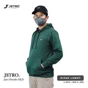 Jstro Hoodie Hijau Lumut Polos