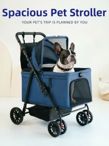 Lightweight Foldable Pet Stroller Large Capacity