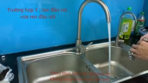 Đầu nối vòi rửa bát tăng áp xoay 360 độ thế hệ mới 3 chế độ hàng đẹp Đầu nối dài vòi nước chậu rửa chén ren trong ren ngoài