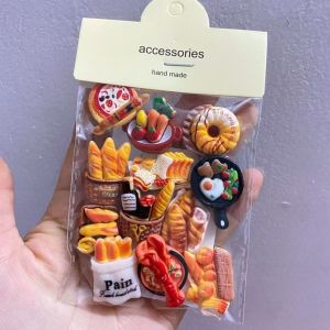 12Pcs Realistic Bread Fridge Magnets for Fridge Decor & Note Holder Birthday Party Favor & Summer Holiday Gift Supply