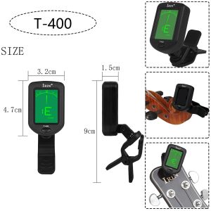IRIN | Đa Năng Màn Hình LCD Hiển Thị Đàn Guitar Mini Di Động Cho Hương Thơm Tuner Guitar Bass Ukulele Violin-AT-102 FT-12C T-500 T-400