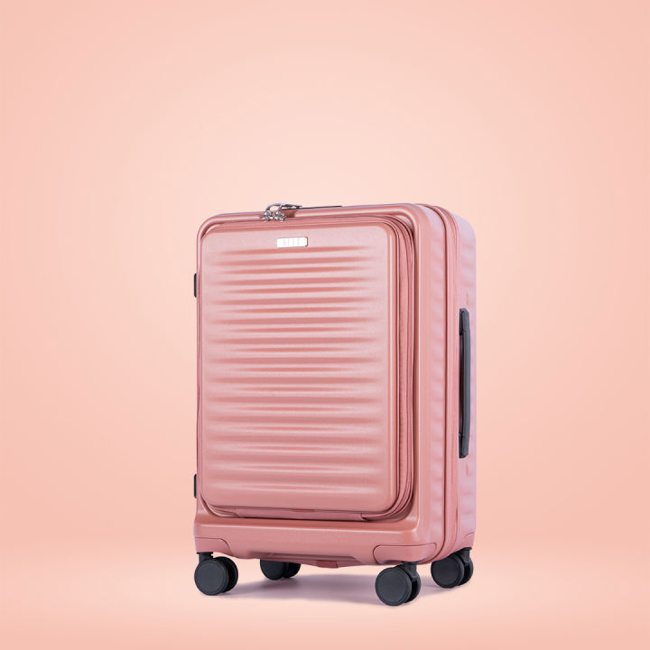 Elle Luggage Pink Elle Ariel 31295 8-Wheel Luggage Medium Lazada