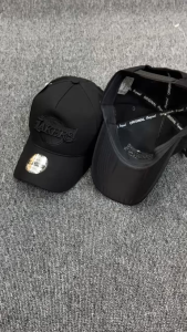 Topi Baseball Caps LAKERS Hat Distreo Pria Dan Wanita Los Angeles Full Black Terbaru 2025  Berkualita s Premium