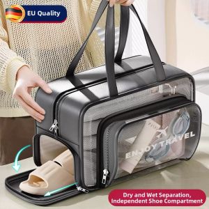 FANSANG | Waterproof Large Capacity Dry Wet Separation Tote Bath Bag