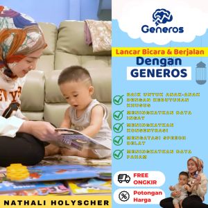 [1 BOX] GENEROS || VITAMIN KECERDASAN ANAK ATASI SPECH DELAY||1 BOX ISI 2 BOTOL GENEROS ORIGINAL