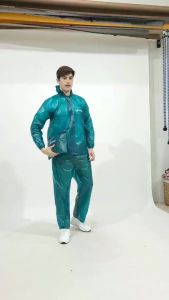 Setelan Jas Hujan Dewasa Anti Rembes - Bahan PVC Berkualitas Tinggi