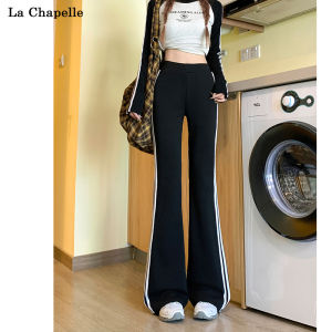 La Chapelle High Waist Flared Yoga Sports Pants Womens Casual Pants Micro Flare Elastic Autumn New Style Slimming Effect