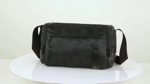 LAZ037) High Quality Japan Minimalist Design Waterproof Nylon SNIPER Sling Bag Crossbody bag Camera Bag with Waterproof Zip
