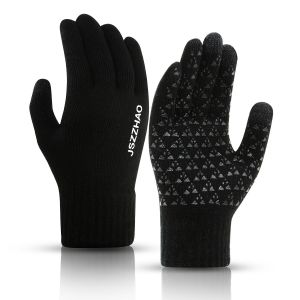Winter Gloves for Men Women - Upgraded Touch Screen Cold Weather Thermal Warm Knit Glove for Running Driving Hiking
