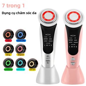 Máy Mát Xa Mặt RFEMS 7 Trong 1 Có Thể Sạc Lại Dụng Cụ Chăm Sóc Da Nâng Cơ Mặt Thiết Bị Làm Săn Chắc Da Trẻ Hóa Da Chống Nhăn Chăm Sóc Sắc Đẹp
