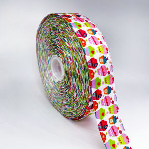 5 Meters 38mm Grosgrain Ribbon Colorful Cartoon Fabric for DIY Crafts Headwear Clothing Gift Wrapping Wedding Christmas Ornament