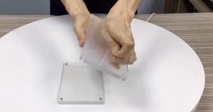 🇸🇬 Clear Acrylic Photo Frame (10mm+10mm) Desktop Magnetic Picture Holder Display Stand