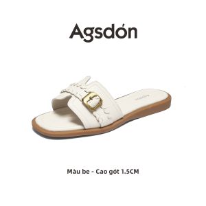 Agsdon | Dép Xỏ Ngón Dễ Mặc Phong Cách Mùa Hè