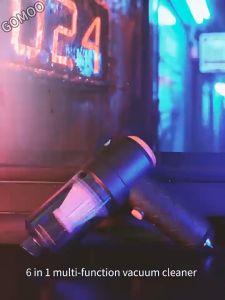 4 in 1 Blue Portable Cordless Vacuum Cleaner 99800rpm Vacuuming Blowing Suction Inflating High power Strong suction for Car House Sofa Mini Handheld Dust Mite Cleaner Wet and Dry Vaccuumm