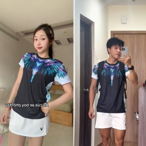 Áo Cầu Lông Quần Cầu Lông Bộ Cầu Lông Nam Nữ Chuyên Nghiệp Vải Thoáng Khí A953 - V Badwear