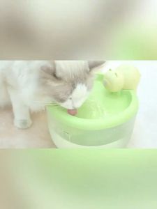 พร้อมส่ง น้ำพุแมวอัตโนมัติไร้สาย น้ำพุสัตว์เลี้ยง น้ำพุสัตว์เลี้ยงอัตโนมัติ น้ำพุแมว น้ำพุหมา ระบบเซนเซอร์ ใส้กรอง4ชั้น ใส้กรองใช้ได้1-3เดือน