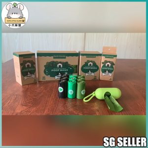 【SG Seller】Thick Dog Poop Bag Eco-Friendly Dog & Cat Trash Bag (8 10 24 36 Rolls)