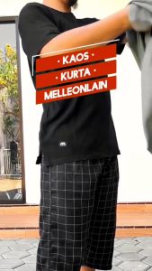 Kaos Kurta Polos Lengan Pendek Katun Cotton Combed 30s Melleonlain