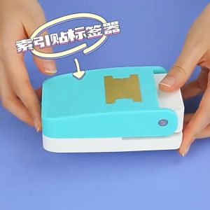 KWT Tag Puncher Multipurpose Loose Leaf Page Separator Bookmark Index Sticker DIY Craft School Office Use Stationery