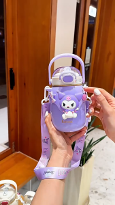 Sanrio Original Stainless Hot Cold Kid Thermos Sling Handle Children Water Cup Large Capacity 700ML