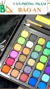 Bộ 48 Màu Nước Dạng Nén - Nhanh Khô Sáng Tạo Nghệ Thuật Dễ Dàng - Bảng Màu Đa Dạng - Đầy Đủ Sắc Thái