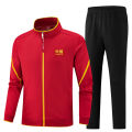 Men's and Women's Podium-Wear Autumn and Winter Chinese Team Basketball Sports Suit Martial Arts Table Tennis Training Fitness Wear National Service Red. 