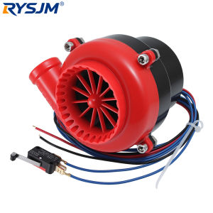 RYSJM | Universal 12V Red Electronic Turbo Blow Off Valve Hooter Valve Fake Dump Analog BOV Sound Simulator Car Racing Modification