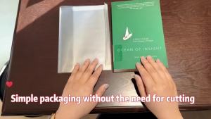 10PCS A4/16K/A5 Transparent Plastic Book Cover Self-Adhesive Closure Waterproof and Wear-Resistant Books PVC ProtectiveCover