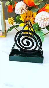 ที่วางขดยากันยุง พร้อมที่รองเถ้าสะดวกต่อการใช้งาน ไม่เปื้อนพื้น