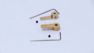 RC Model Car Boat Aluminum Alloy Steering Tiller Arm Screw‑Mount Rudder Arm 31‑41‑51Mm Bore Practical Model Upgrade Repair Parts