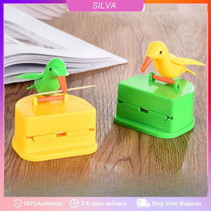 Multicolor Little Bird Toothpick Dispenser Creative Push-Type Toothpick Bird Holder Home Party Decoration Gifts