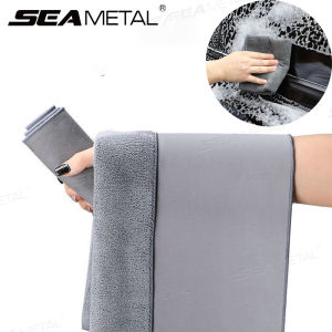 SEAMETAL Super Absorbent Car Drying Washing Towel: Suede & Coral Double-sided Car Accessories