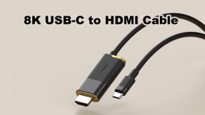 ส่งจาก กทม Hagibis SW10 USB C to HDMI 4K 60Hz 8K 60Hz Type-C to HDMI Cable Thunderbolt 3 MacBook Pro Air iPadPro Nintendo switch2