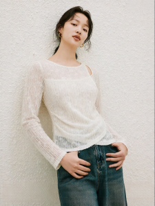 Yigue | Elegant Lace Chiffon Blouse