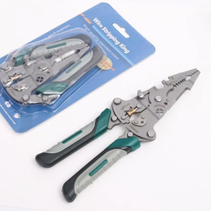 12 in 1 Wire Stripper Foldable Wire Stripping Pliers for Cutting Crimping Multifunctional Heavy Duty Wire Cutter Easy Storage Electrician Hand Tool