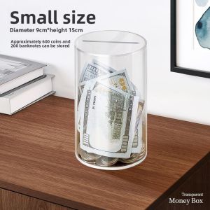 MOMIAN | Acrylic Only In Not Out Adult Large Capacity Piggy Bank