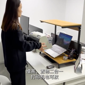 SiamHome Printer Rack Desk Organizer Monitor Stand Desktop Rack Office Stands Multipurpose Table Top Rack Monitor Riser Monitor shelf Rak meja 打印机架