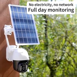 V380 pro APP CCTV Camera WIFI 4G solar outdoor waterproof Remote Monitoring 360°Panorama HD Monitor