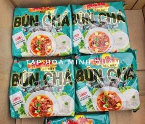 BÚN HẰNG NGA ĐẶC BIỆT HƯƠNG VỊ BÚN CHẢ CÓ GÓI THỊT THẬT CHẢ VIÊN THỊT MIẾNG - 143G