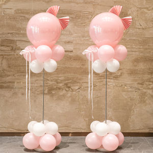 Multi-Color Balloon Chain Column Festival Celebration Shop Decoration Supplies without Stand for Dragon Boat Festival Opening Anniversary Event