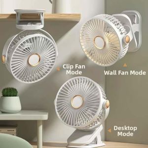 Lighted Clip Fan USB Charging Desk