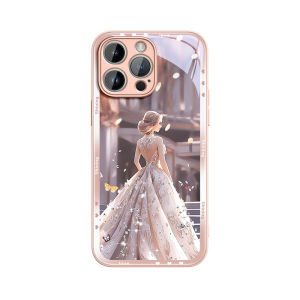 LINGZHICAI | Universal Glass Phone Case with Full Lens Protection and Anti-Shock for iPhone 16 17 Pro Max 15 Pro 14 13 16e 12 11 Pro Plus X/XR
